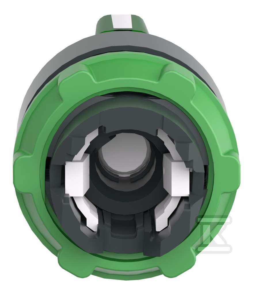 Comutator 2 poziții verde stabil LED - ZB5AK1333